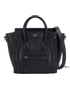 Nano Luggage Tote, &pound;1,400, Handbags, Black, Leather, Front view